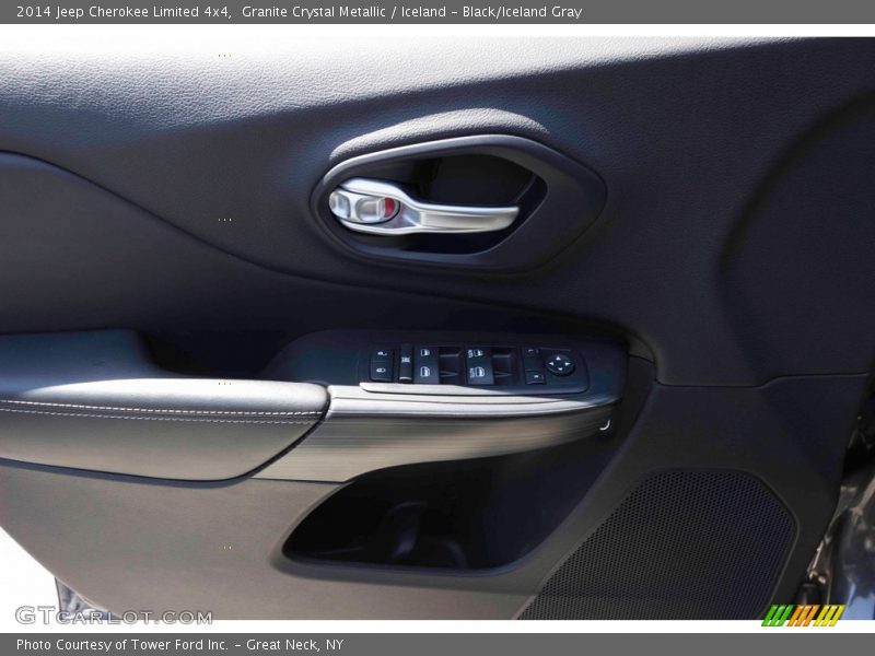 Granite Crystal Metallic / Iceland - Black/Iceland Gray 2014 Jeep Cherokee Limited 4x4