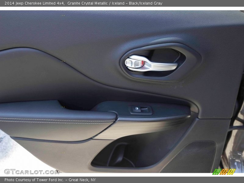 Granite Crystal Metallic / Iceland - Black/Iceland Gray 2014 Jeep Cherokee Limited 4x4