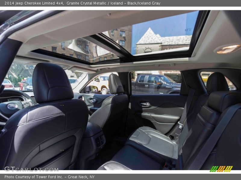 Granite Crystal Metallic / Iceland - Black/Iceland Gray 2014 Jeep Cherokee Limited 4x4