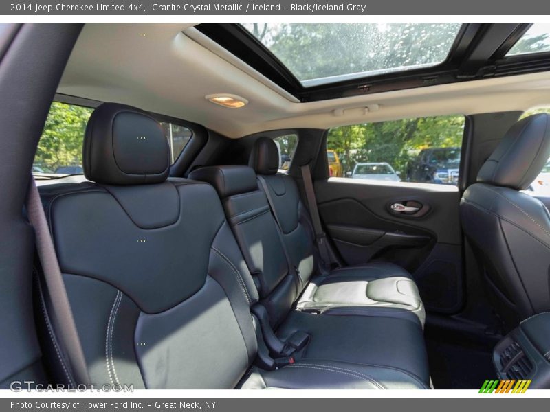 Granite Crystal Metallic / Iceland - Black/Iceland Gray 2014 Jeep Cherokee Limited 4x4