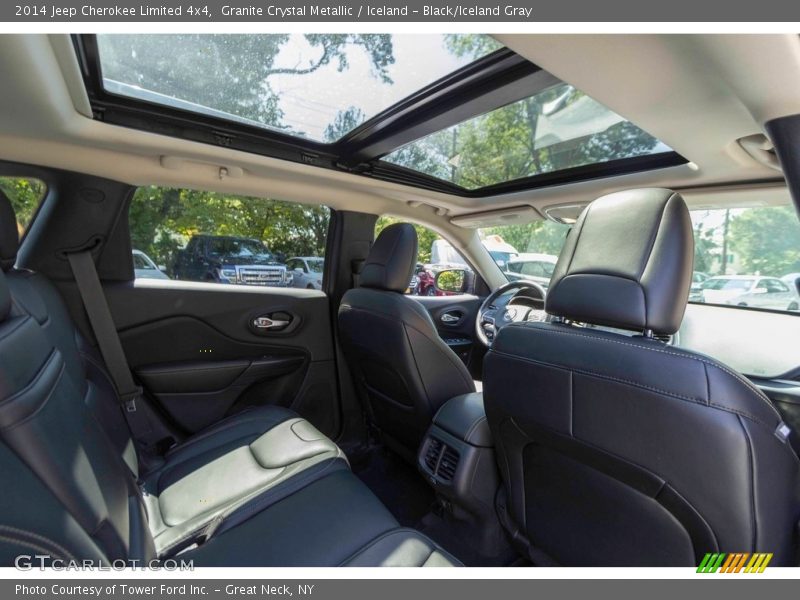 Granite Crystal Metallic / Iceland - Black/Iceland Gray 2014 Jeep Cherokee Limited 4x4