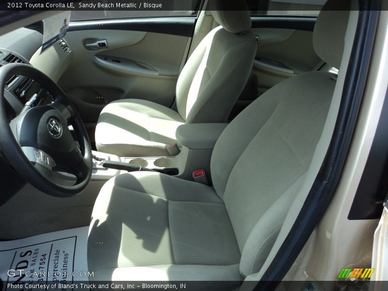 Sandy Beach Metallic / Bisque 2012 Toyota Corolla LE