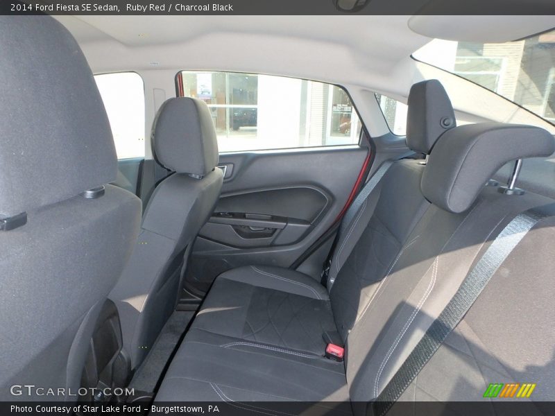 Ruby Red / Charcoal Black 2014 Ford Fiesta SE Sedan
