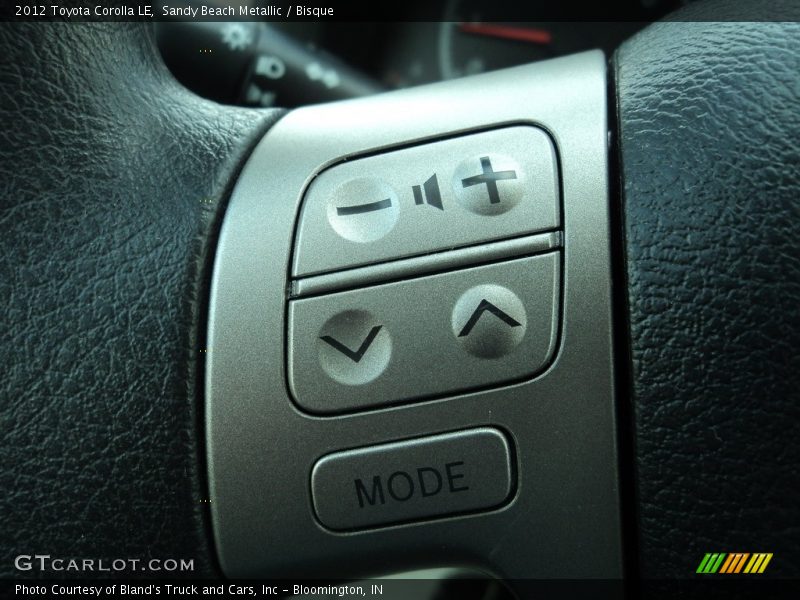 Sandy Beach Metallic / Bisque 2012 Toyota Corolla LE