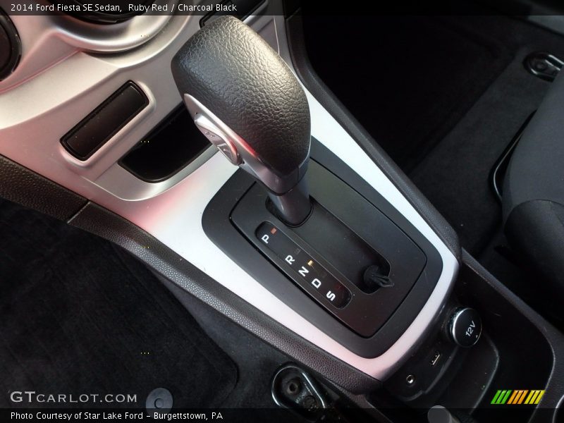 Ruby Red / Charcoal Black 2014 Ford Fiesta SE Sedan