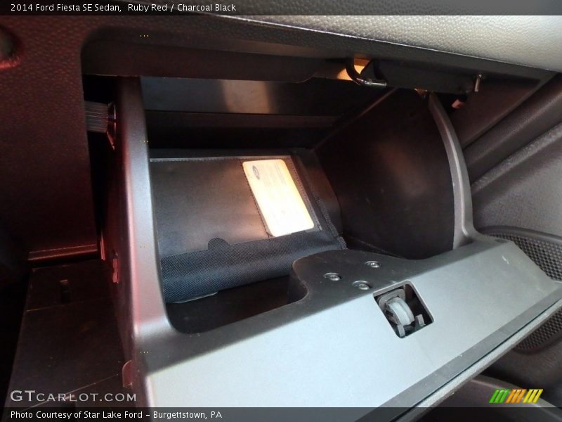 Ruby Red / Charcoal Black 2014 Ford Fiesta SE Sedan