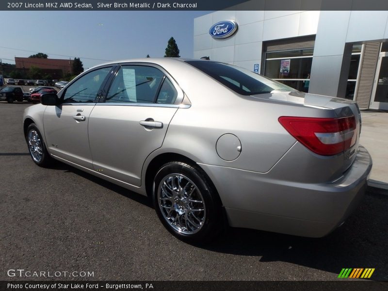 Silver Birch Metallic / Dark Charcoal 2007 Lincoln MKZ AWD Sedan