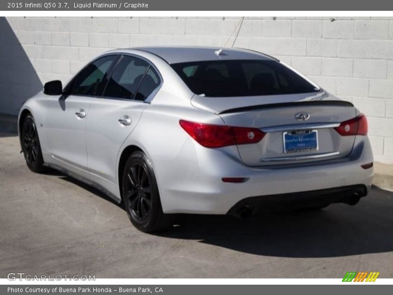 Liquid Platinum / Graphite 2015 Infiniti Q50 3.7