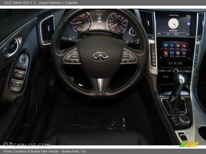 Liquid Platinum / Graphite 2015 Infiniti Q50 3.7