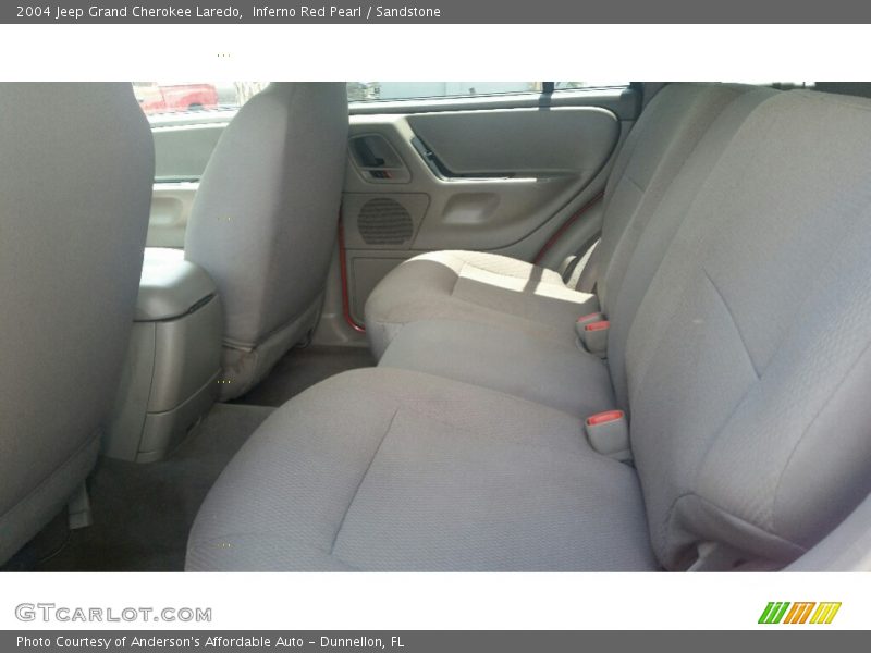 Inferno Red Pearl / Sandstone 2004 Jeep Grand Cherokee Laredo