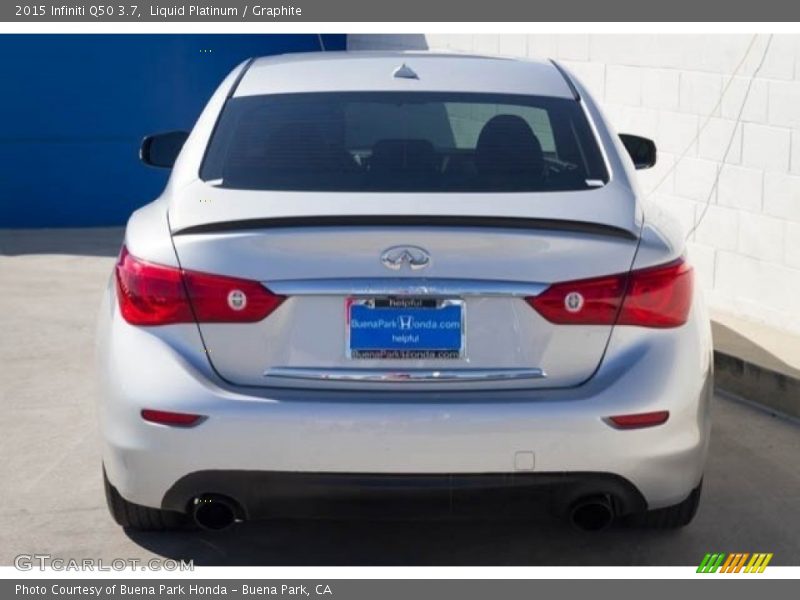 Liquid Platinum / Graphite 2015 Infiniti Q50 3.7