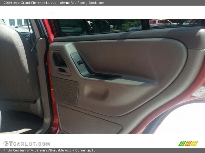 Inferno Red Pearl / Sandstone 2004 Jeep Grand Cherokee Laredo
