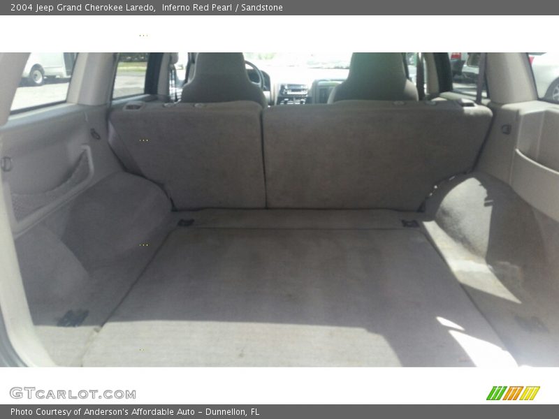 Inferno Red Pearl / Sandstone 2004 Jeep Grand Cherokee Laredo