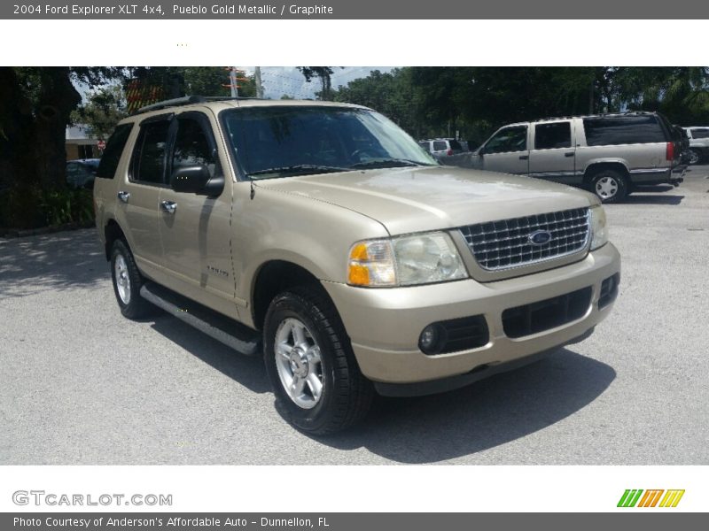 Pueblo Gold Metallic / Graphite 2004 Ford Explorer XLT 4x4