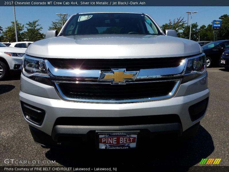 Silver Ice Metallic / Jet Black/­Dark Ash 2017 Chevrolet Colorado WT Crew Cab 4x4
