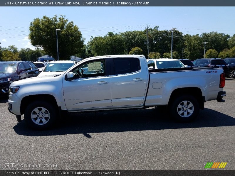Silver Ice Metallic / Jet Black/­Dark Ash 2017 Chevrolet Colorado WT Crew Cab 4x4