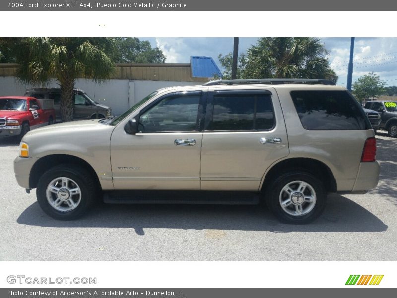 Pueblo Gold Metallic / Graphite 2004 Ford Explorer XLT 4x4