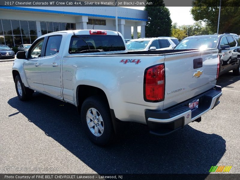 Silver Ice Metallic / Jet Black/­Dark Ash 2017 Chevrolet Colorado WT Crew Cab 4x4