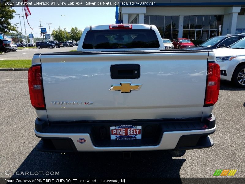 Silver Ice Metallic / Jet Black/­Dark Ash 2017 Chevrolet Colorado WT Crew Cab 4x4