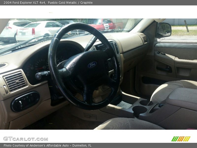 Pueblo Gold Metallic / Graphite 2004 Ford Explorer XLT 4x4