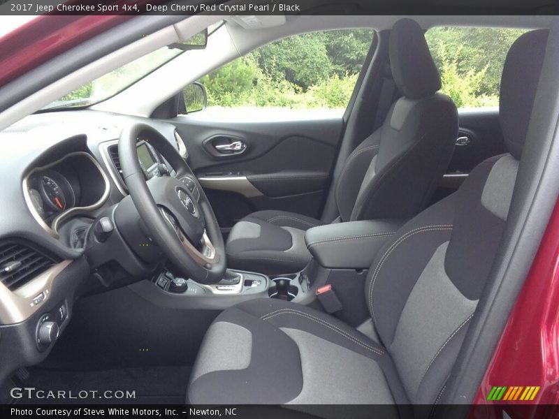Deep Cherry Red Crystal Pearl / Black 2017 Jeep Cherokee Sport 4x4