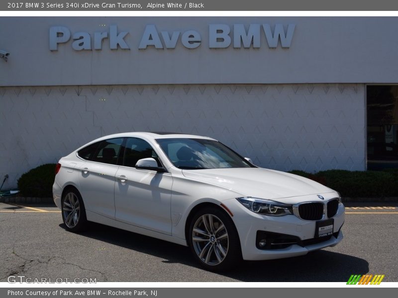 Alpine White / Black 2017 BMW 3 Series 340i xDrive Gran Turismo