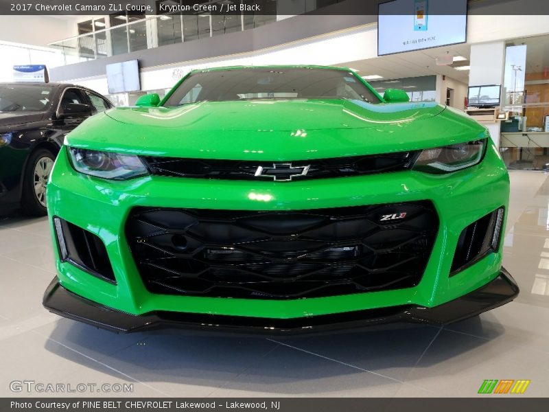 Krypton Green / Jet Black 2017 Chevrolet Camaro ZL1 Coupe