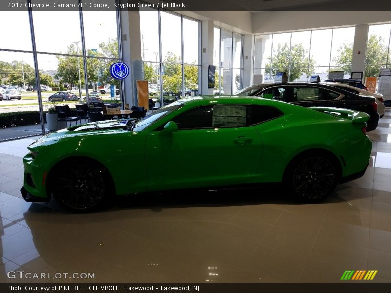 Krypton Green / Jet Black 2017 Chevrolet Camaro ZL1 Coupe