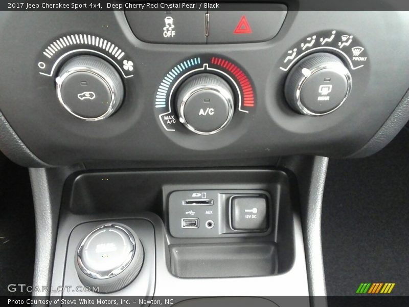 Deep Cherry Red Crystal Pearl / Black 2017 Jeep Cherokee Sport 4x4