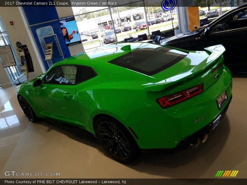 Krypton Green / Jet Black 2017 Chevrolet Camaro ZL1 Coupe