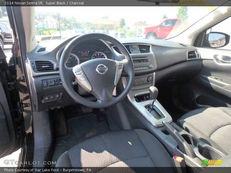 Super Black / Charcoal 2014 Nissan Sentra SR