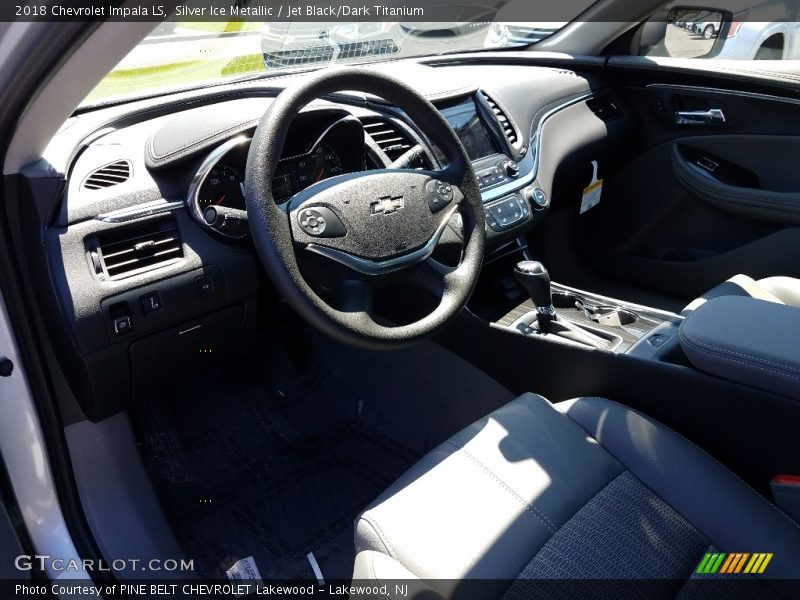Silver Ice Metallic / Jet Black/Dark Titanium 2018 Chevrolet Impala LS