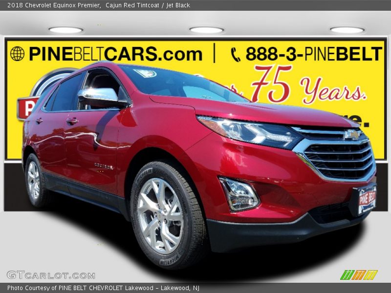 Cajun Red Tintcoat / Jet Black 2018 Chevrolet Equinox Premier