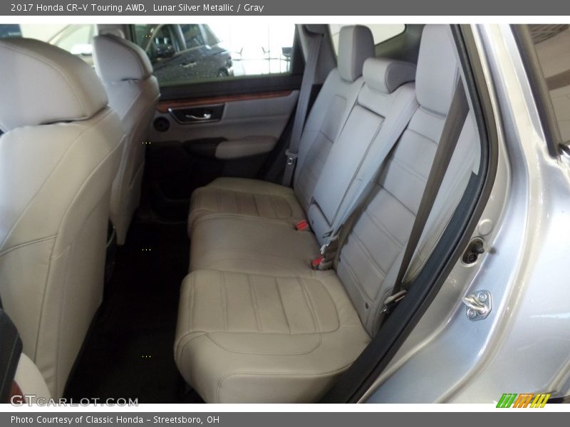 Lunar Silver Metallic / Gray 2017 Honda CR-V Touring AWD