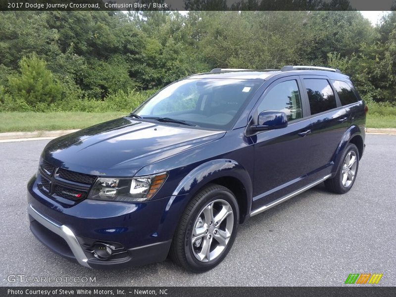 Contusion Blue / Black 2017 Dodge Journey Crossroad