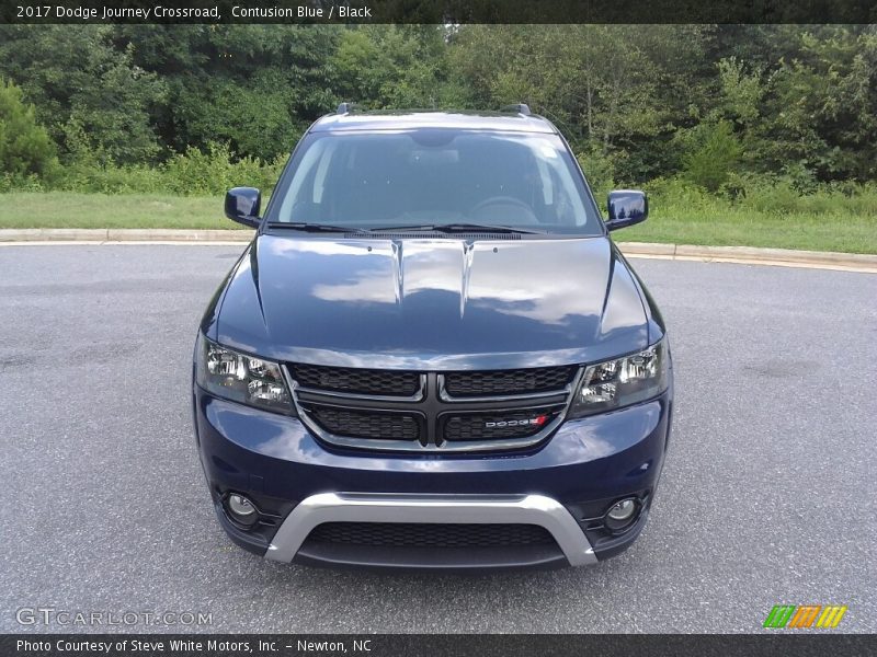 Contusion Blue / Black 2017 Dodge Journey Crossroad