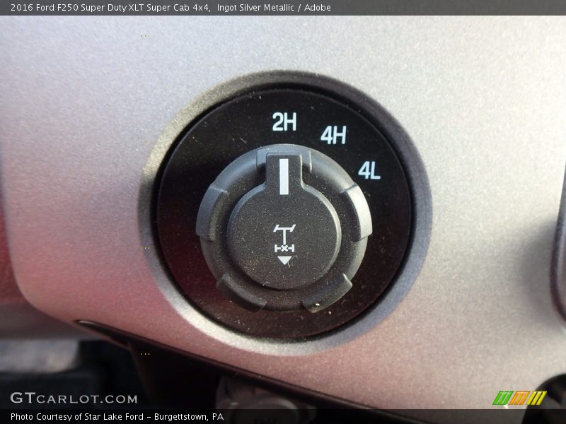 Ingot Silver Metallic / Adobe 2016 Ford F250 Super Duty XLT Super Cab 4x4