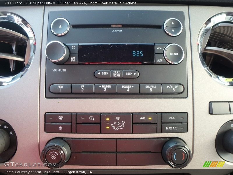 Ingot Silver Metallic / Adobe 2016 Ford F250 Super Duty XLT Super Cab 4x4