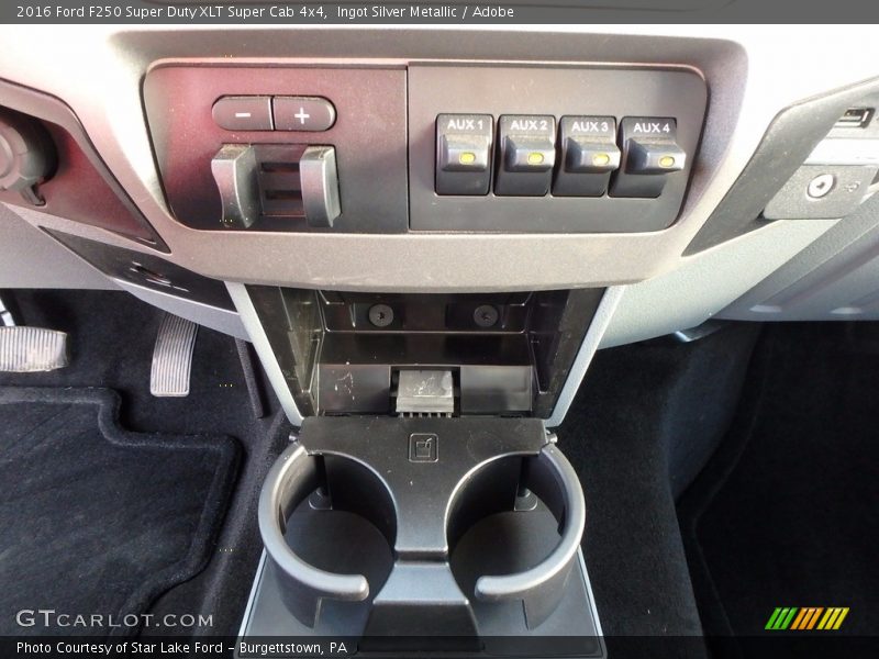 Ingot Silver Metallic / Adobe 2016 Ford F250 Super Duty XLT Super Cab 4x4
