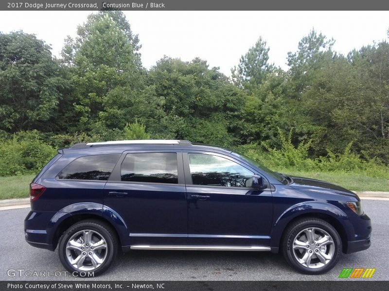 Contusion Blue / Black 2017 Dodge Journey Crossroad