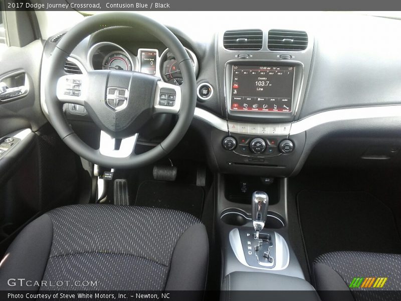 Contusion Blue / Black 2017 Dodge Journey Crossroad