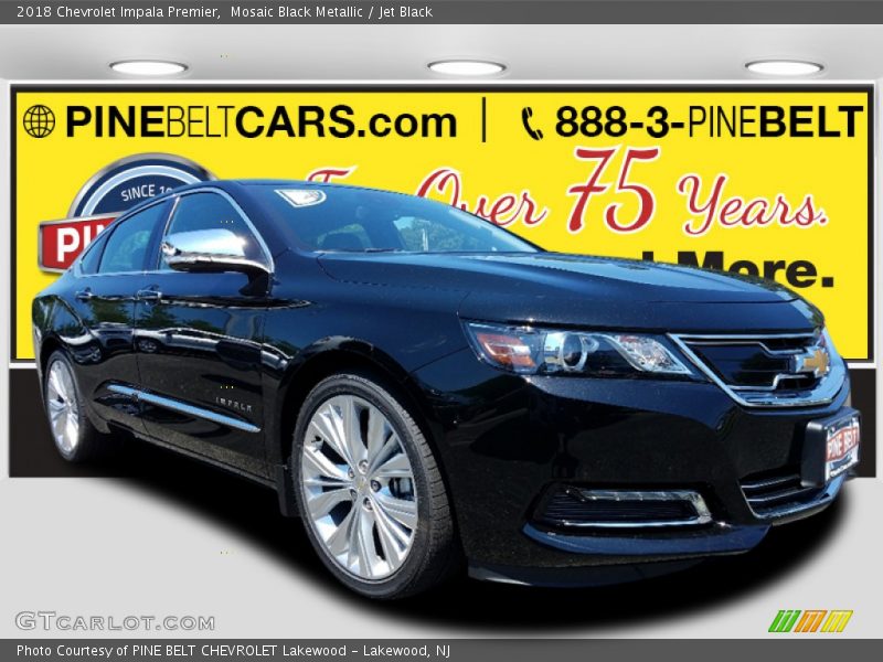 Mosaic Black Metallic / Jet Black 2018 Chevrolet Impala Premier