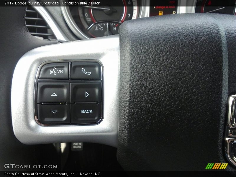 Contusion Blue / Black 2017 Dodge Journey Crossroad