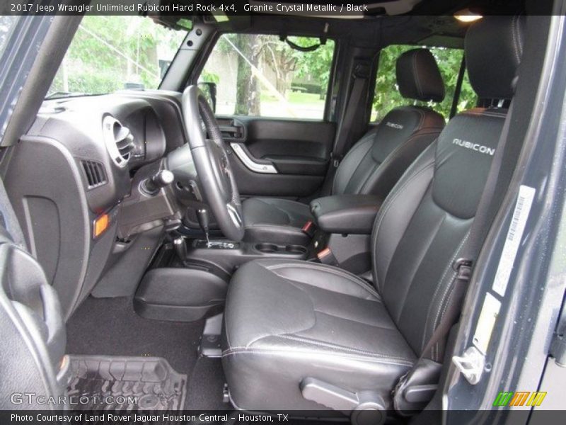 Granite Crystal Metallic / Black 2017 Jeep Wrangler Unlimited Rubicon Hard Rock 4x4
