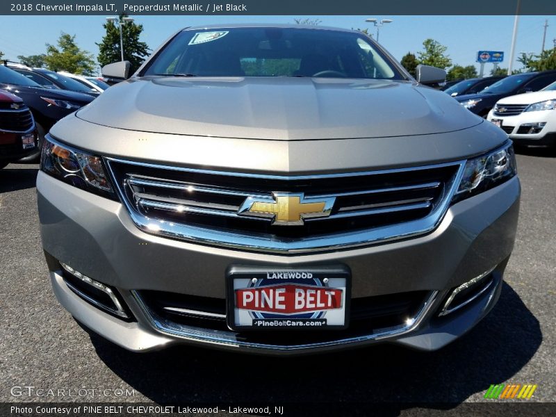 Pepperdust Metallic / Jet Black 2018 Chevrolet Impala LT