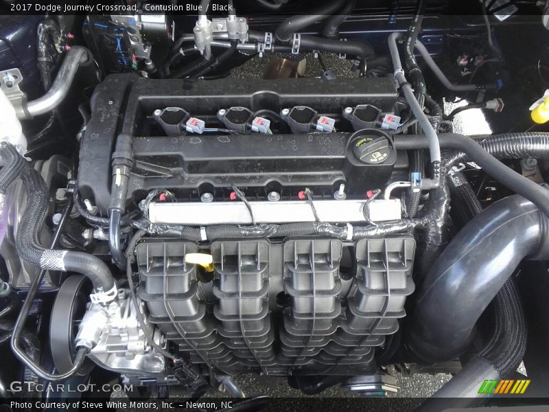 Contusion Blue / Black 2017 Dodge Journey Crossroad