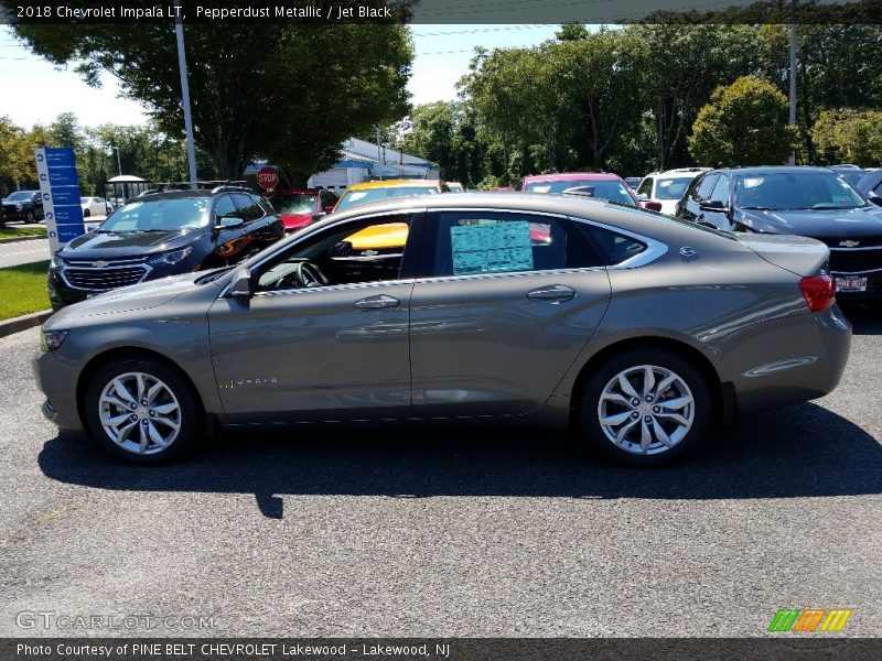 Pepperdust Metallic / Jet Black 2018 Chevrolet Impala LT