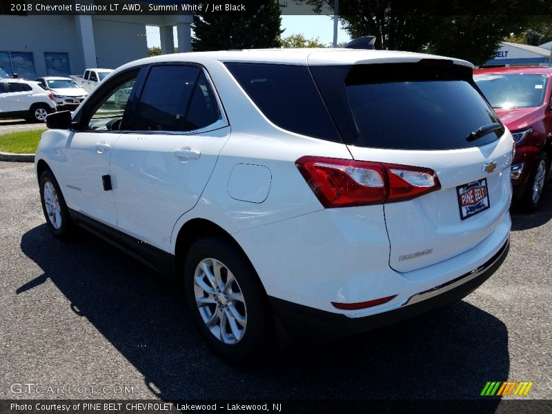 Summit White / Jet Black 2018 Chevrolet Equinox LT AWD