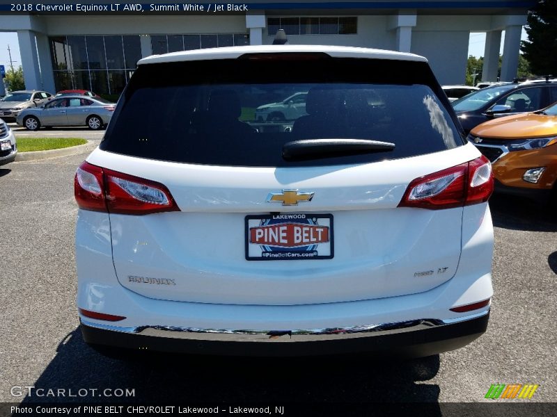 Summit White / Jet Black 2018 Chevrolet Equinox LT AWD