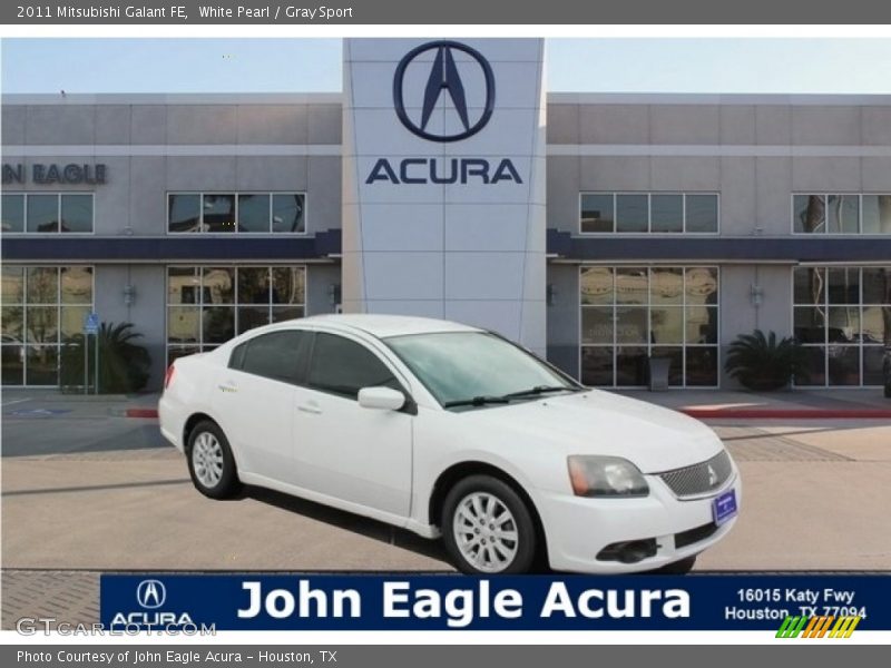 White Pearl / Gray Sport 2011 Mitsubishi Galant FE